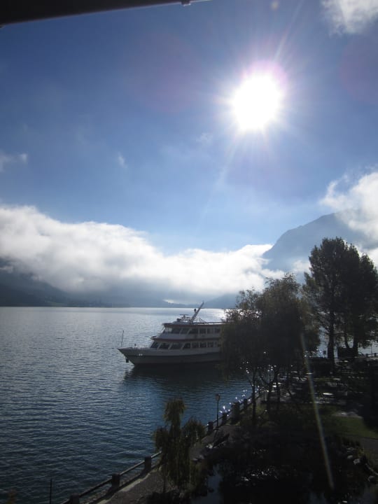 Aussicht aus dem Hotelzimmer aja Fürstenhaus am Achensee