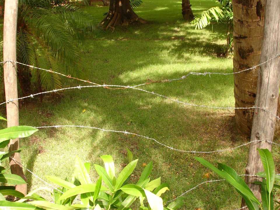 Stacheldrahtabsperrung Grand Palladium Select Bávaro Resort & Spa