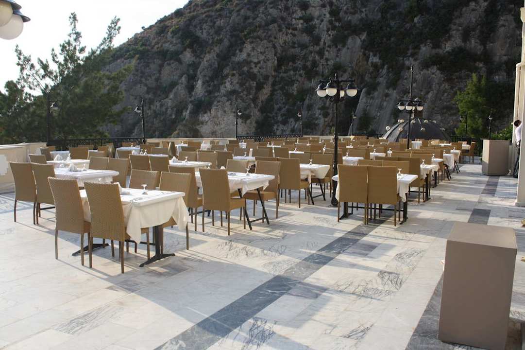 Außenterrasse Ladonia Hotels Adakule