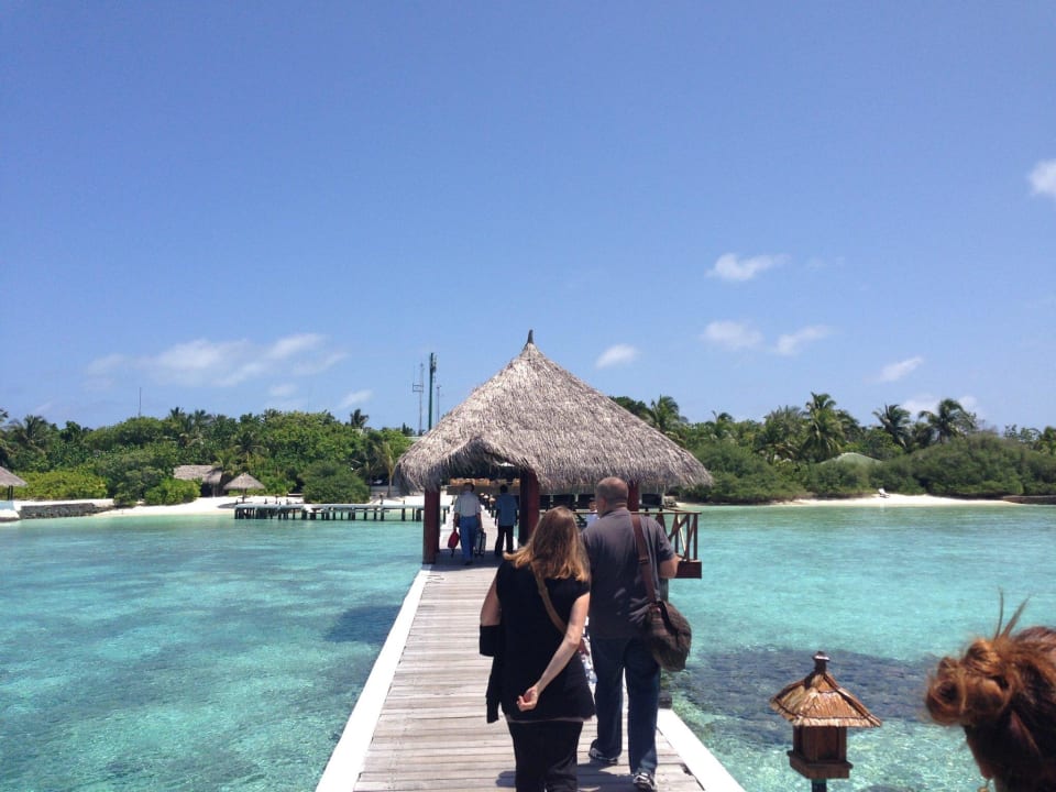 Ankunftssteg Eri Maldives
