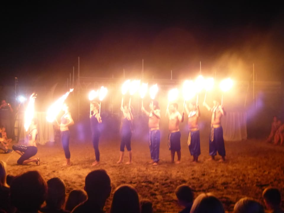 Feuershow Beachparty Aydinbey Kings Palace & Spa