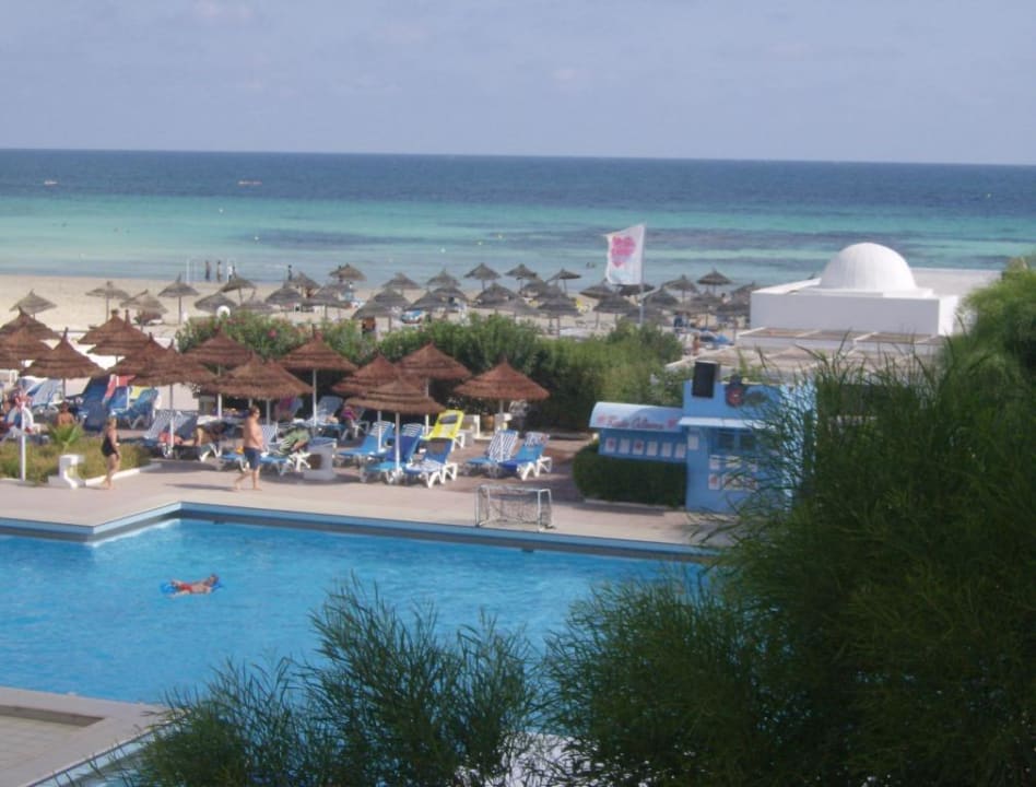 Aktivpool vom Balkon aus  Calimera Yati Beach