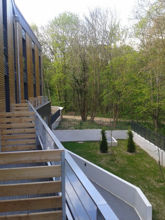 Balcony view from my room Best Western Plus Paris Meudon Ermitage