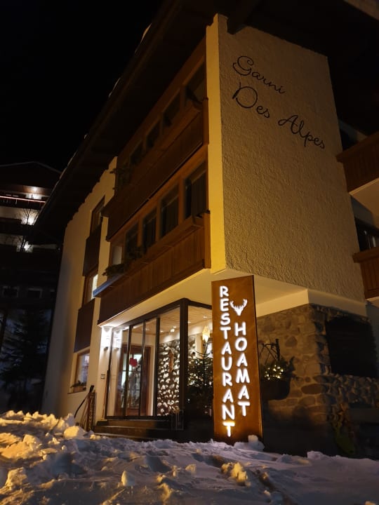 Außenansicht Hotel Garni des Alpes