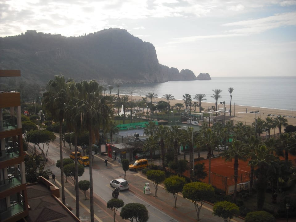 Blick vom Speisesaal Gardenia Hotel