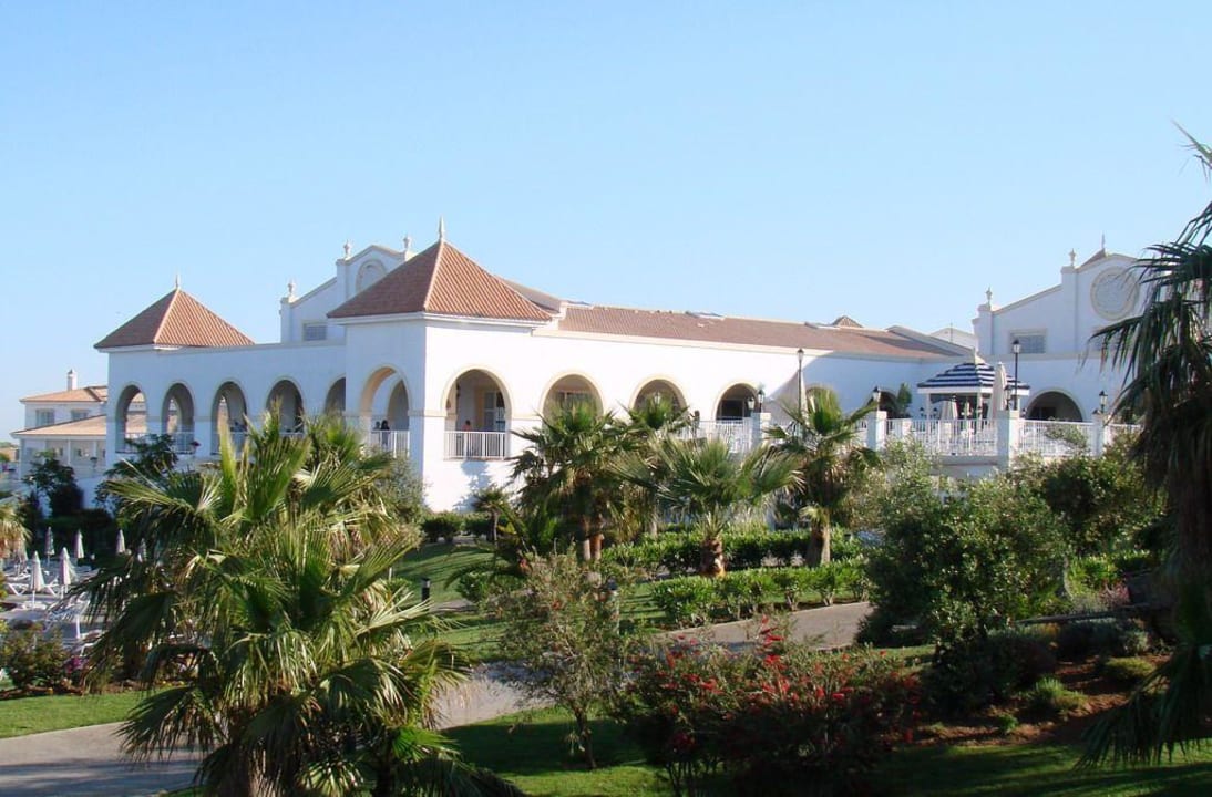 Blick vom Zimmer aufs Restaurant Hotel Riu Chiclana