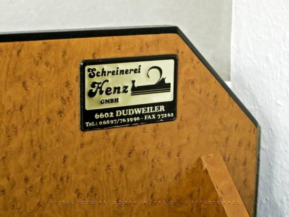 Detail Doppelbett-Konsole Hotel Kaiserhof