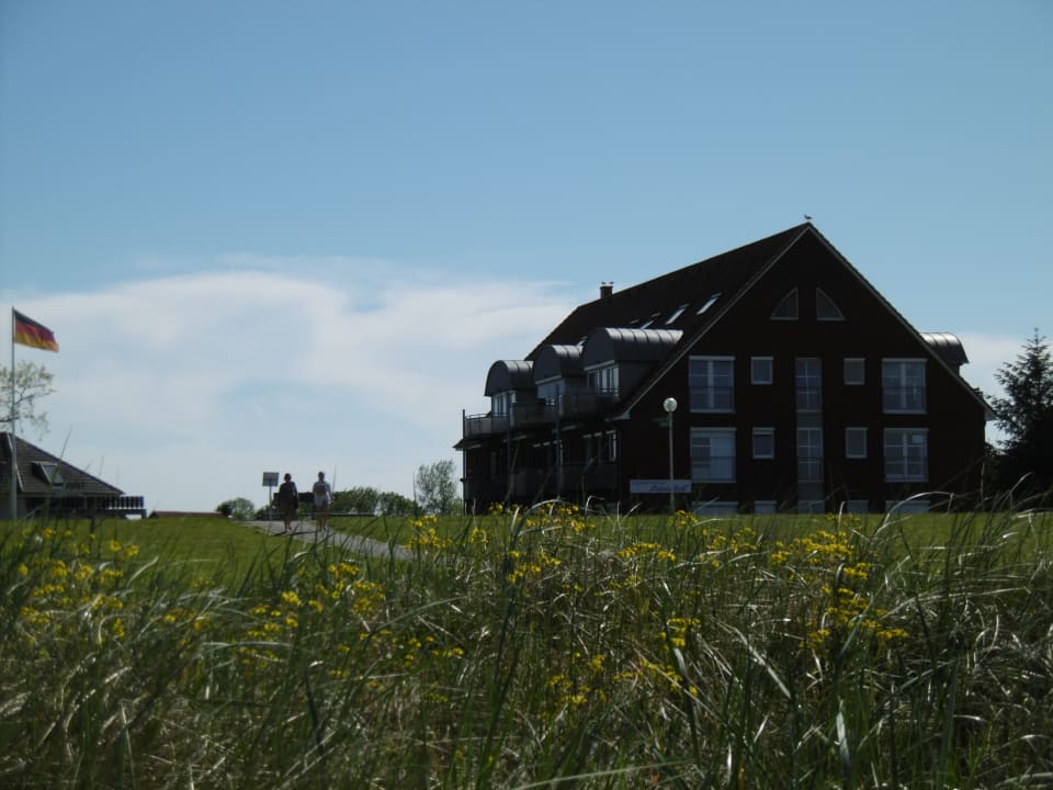 Blick vom Strand Ferienwohnhung Strandschwalbe