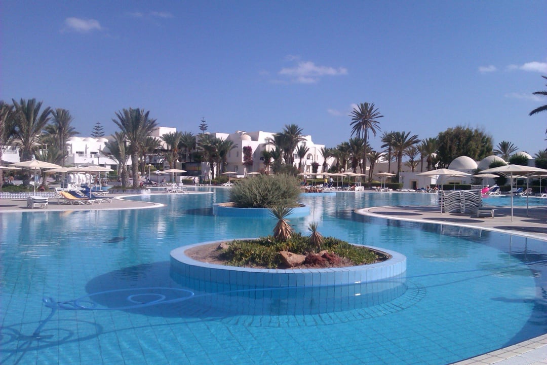 Großer Hauptpool (Salzwasser) Hotel El Mouradi Djerba Menzel