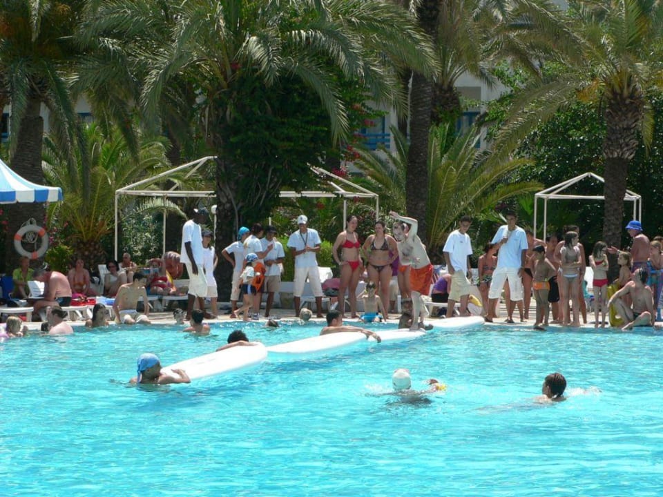 Pool-Spiele Hotel Coralia Jawhara Palm Beach
