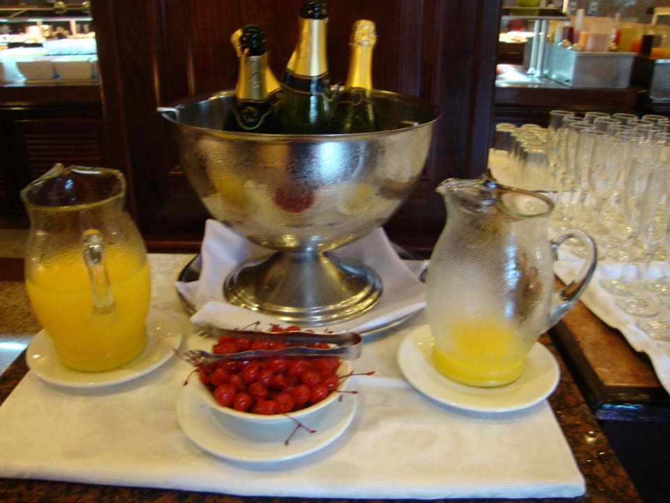 Frühstück - Champagnerecke Hotel Riu Palace Riviera Maya