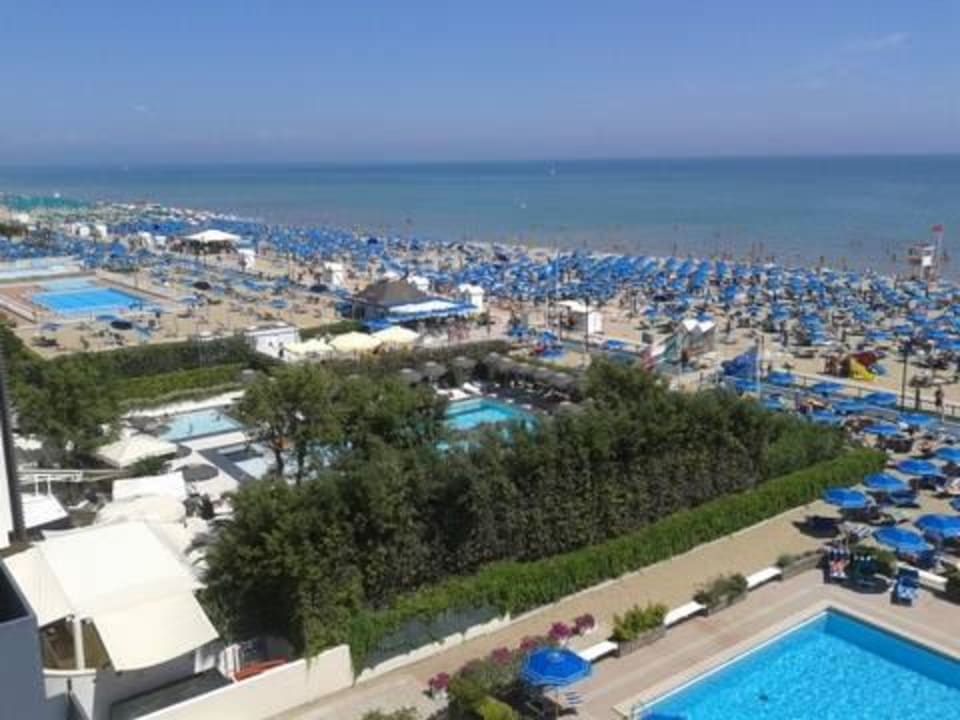 Blick vom Balkon Hotel Orient & Pacific