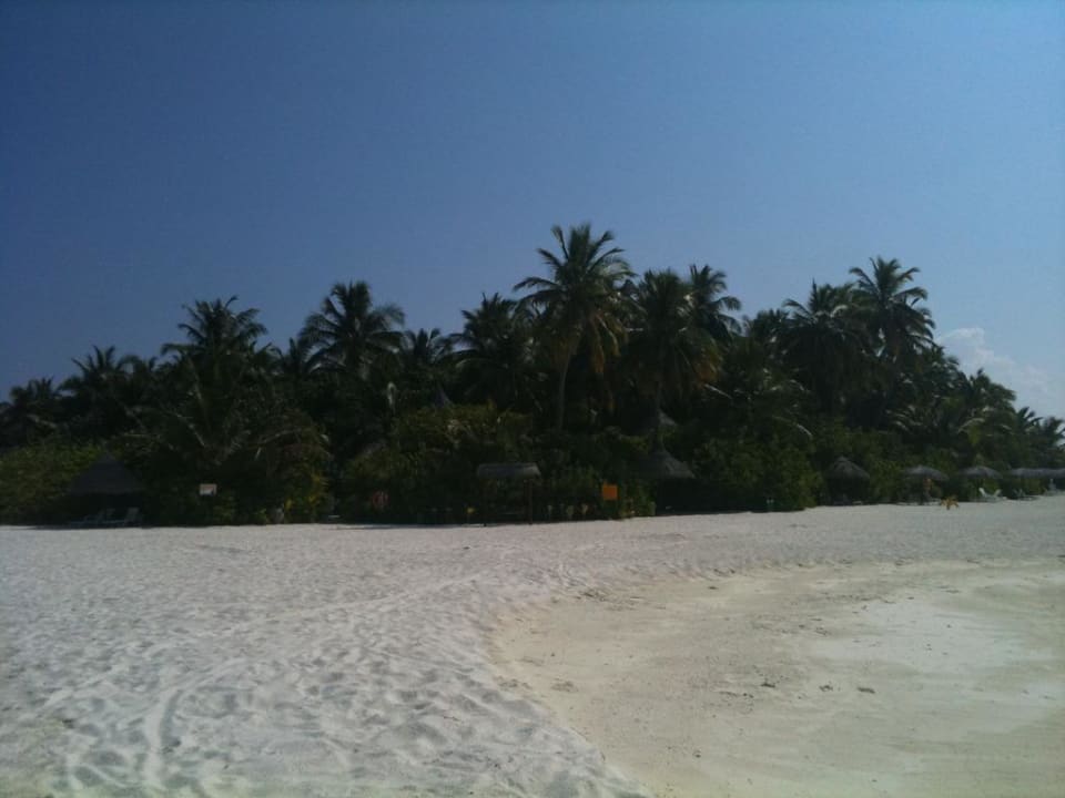 Blick von der Sandzunge Sun Siyam Vilu Reef