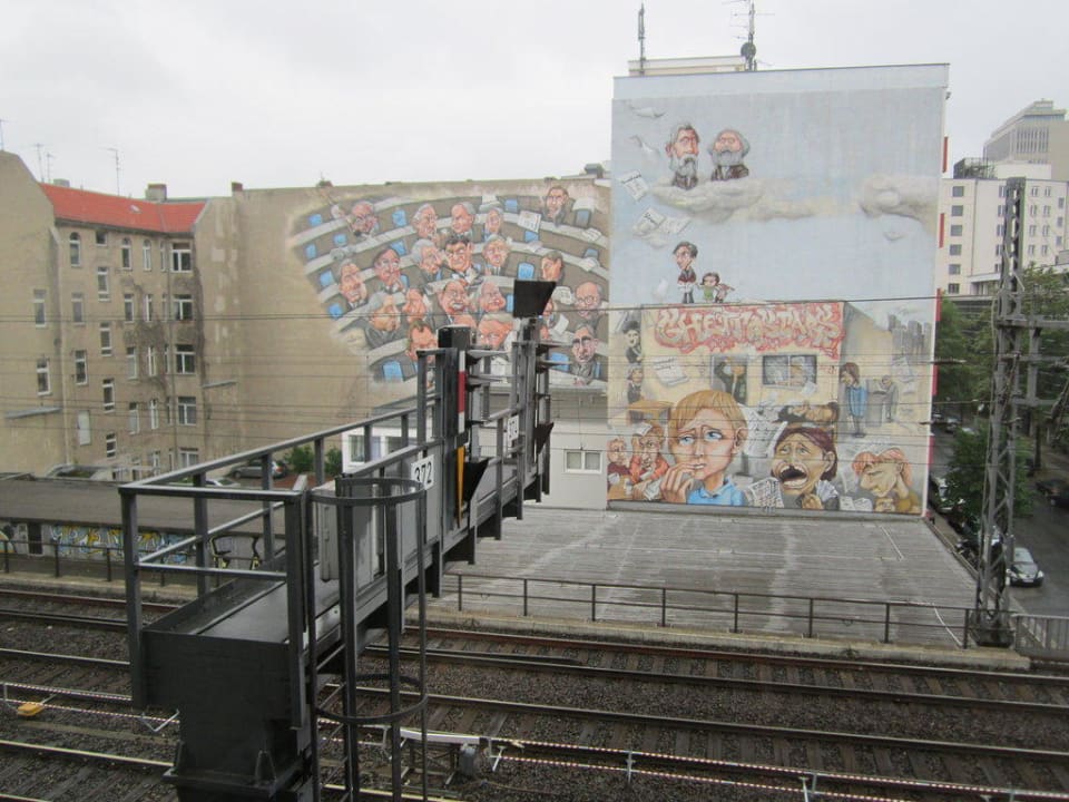 Ausblick vom Hotelflur Hampton by Hilton Berlin City West