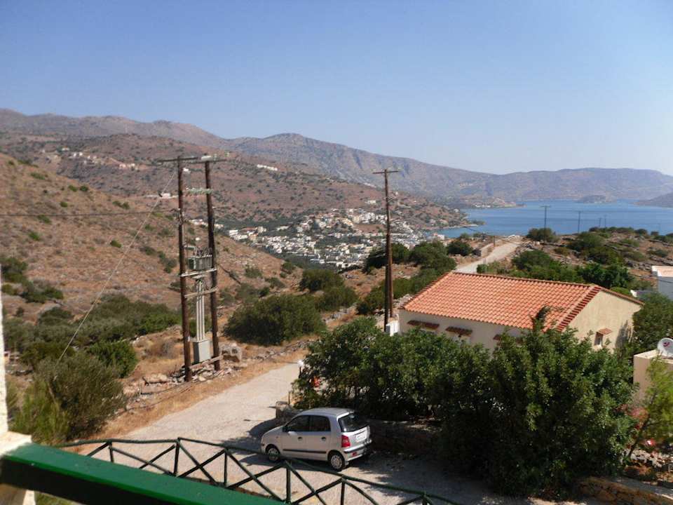 Blick vom Balkon Elounda Residence Resort & Waterpark