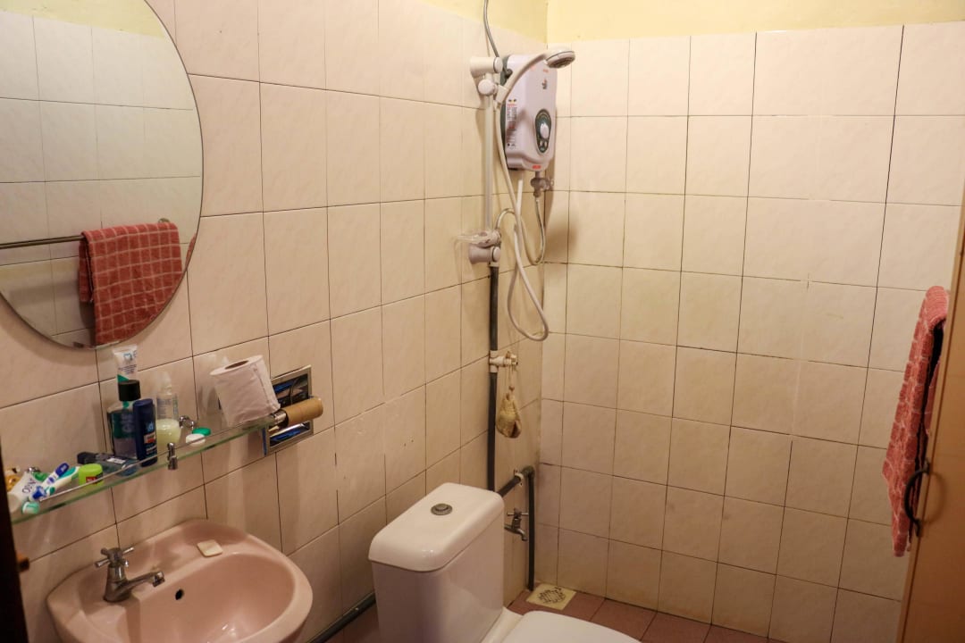 Bad im Seaview Deluxe Chalet The Reef Chalets Perhentian