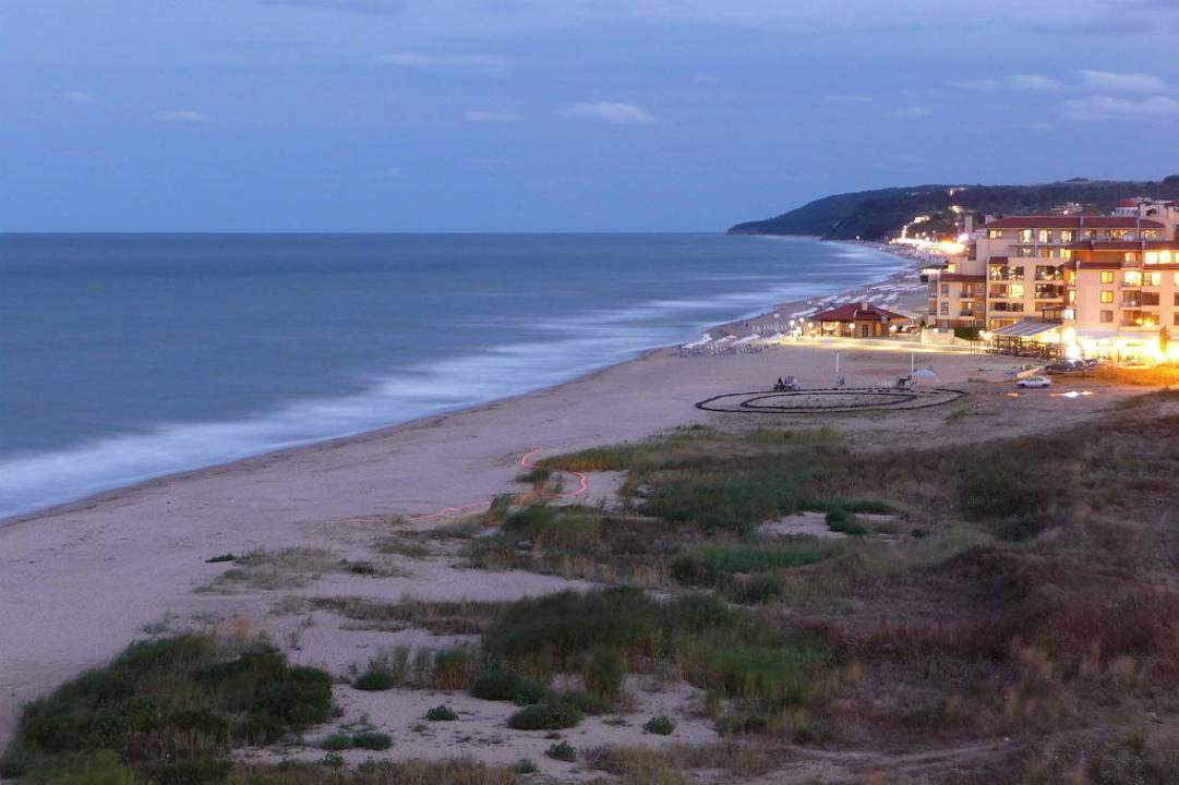 Abendstimmung vom Balkon aus Sol Luna Bay