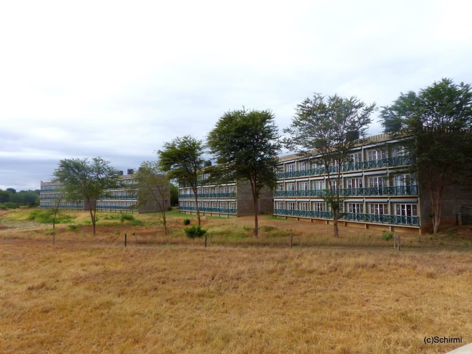 Ausblick vom Steg Voi Wildlife Lodge