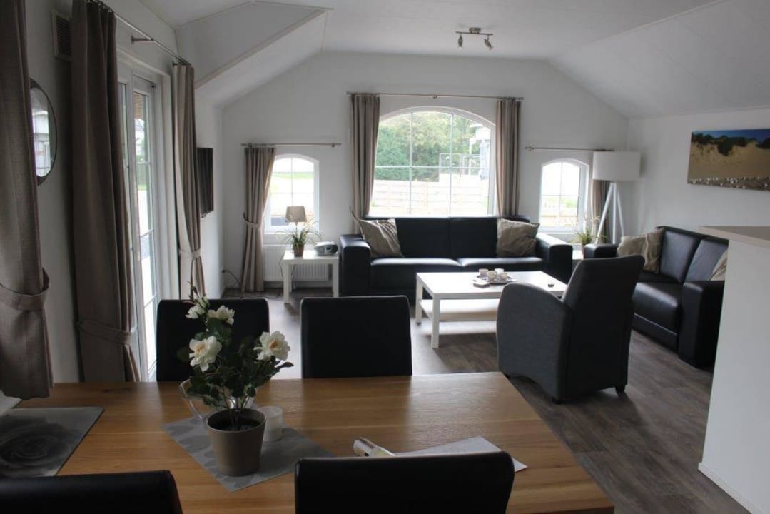 Wohnzimmer Bungalowpark Puik en Duin Vakantie Noordwijk