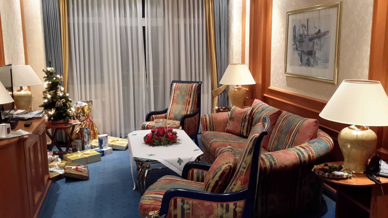 Weihnachtliches Wohnzimmer  Arkona Strandhotel