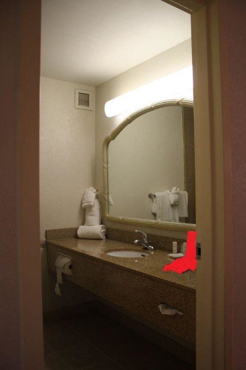 Badezimmer Clarion Hotel Fort Myers