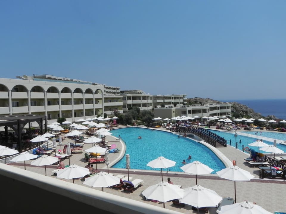 Ausblick vom Zimmer 714 Hotel Kalithea Horizon Royal