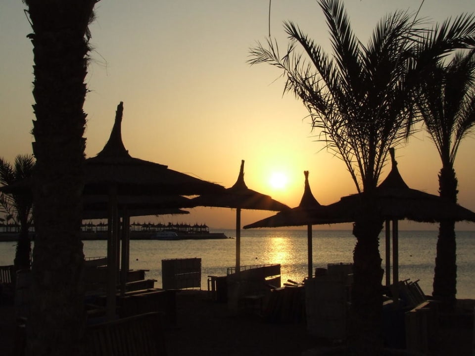 Sonnenaufgang am Strand Beach Albatros Resort