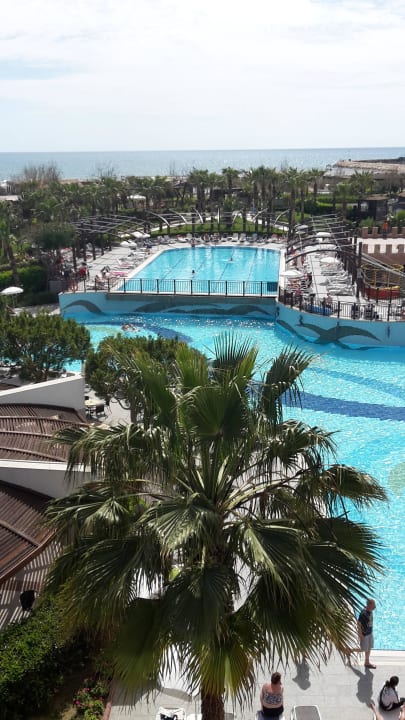 Blick vom Balkon Aydinbey Kings Palace & Spa