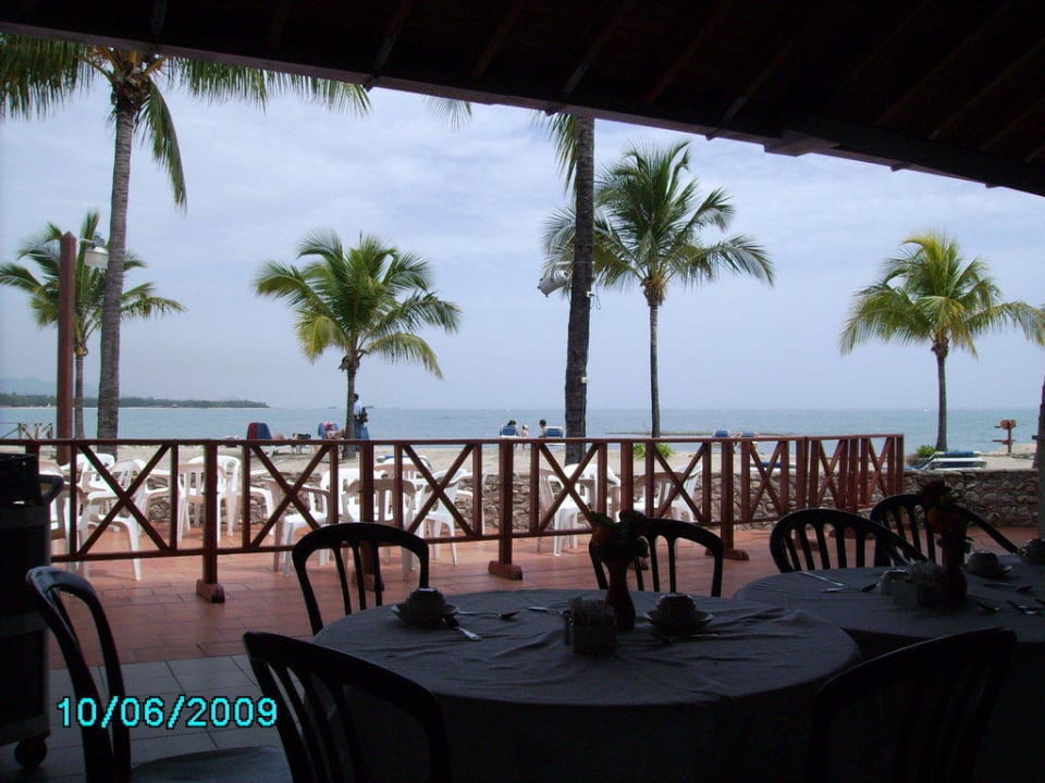 Aussicht beim Essen Grand Paradise Playa Dorada
