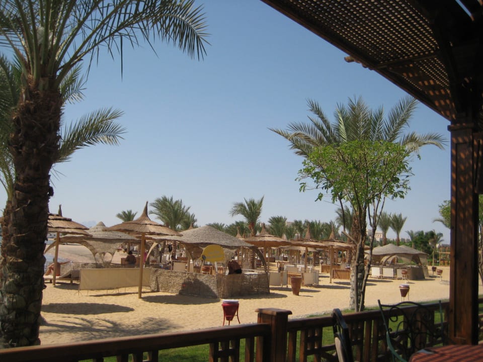 Ausblick beim Frühstück Beach Albatros Resort