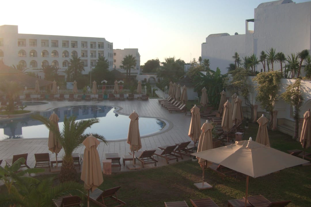 Blick vom Balkon Hotel Royal Nozha