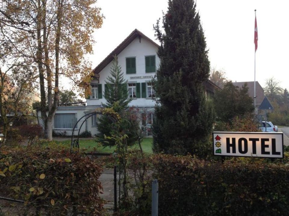 Gasthof Kreuz, Blick vom Hotel Gasthof Kreuz Mühledorf