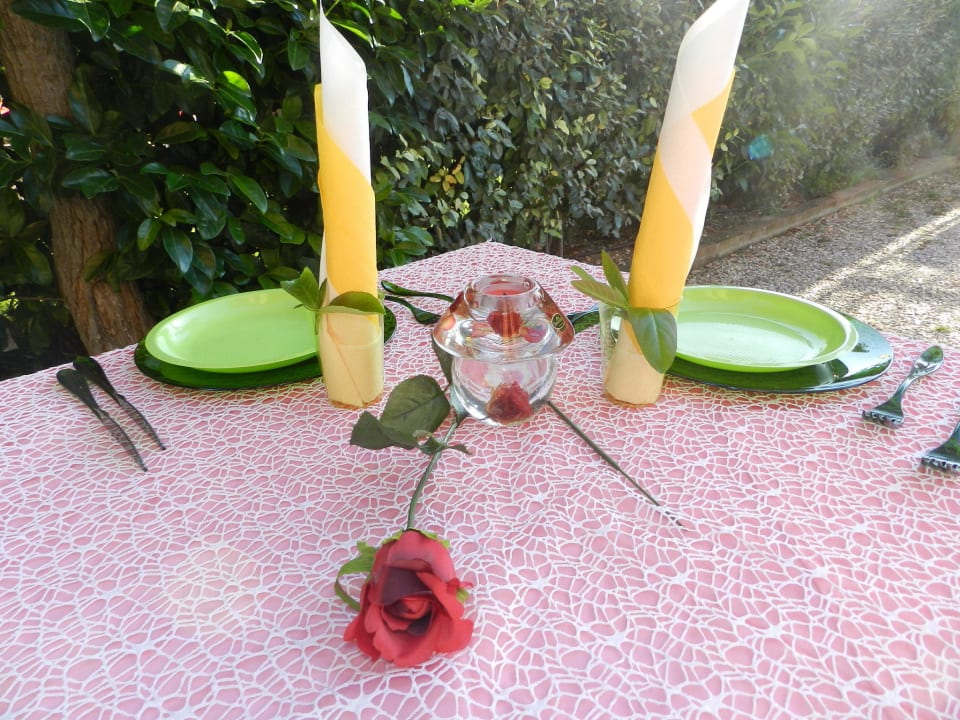 Particolare cena sotto le stelle Hotel Villa Fulgida