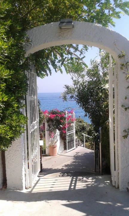 Zugang zu Steg Hotel Il Moresco Terme