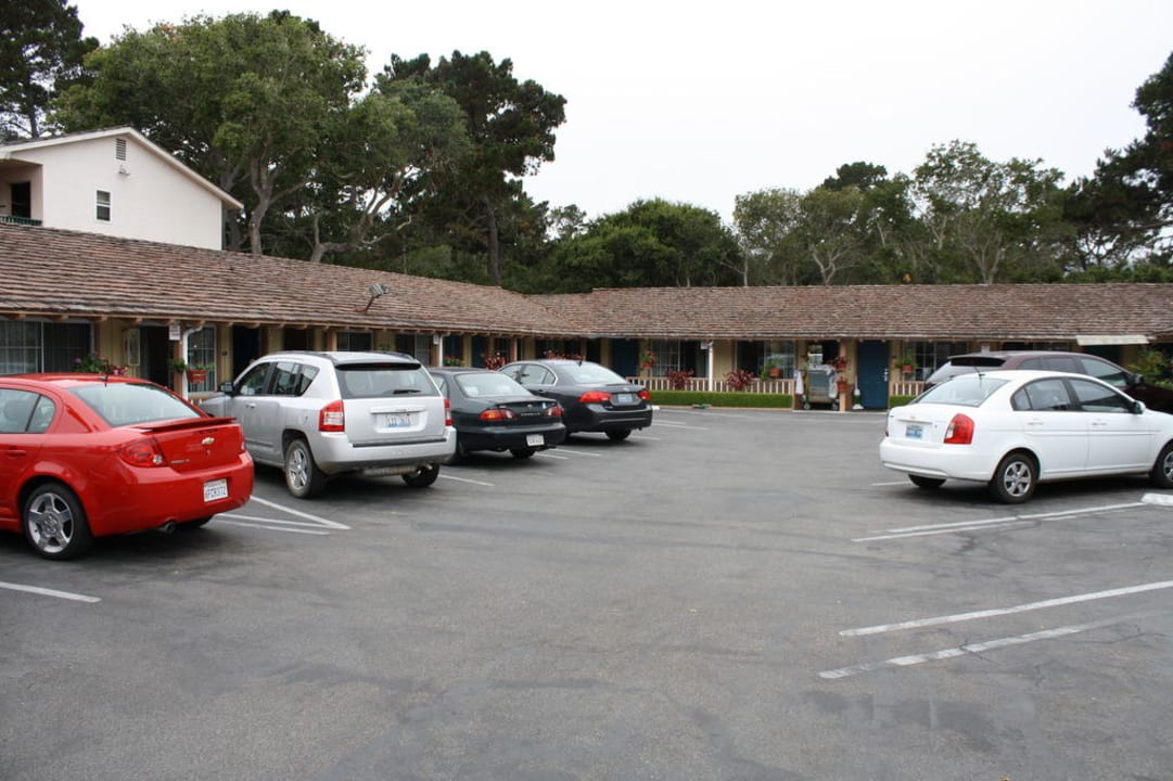 Innenhof Padre Oaks Motel