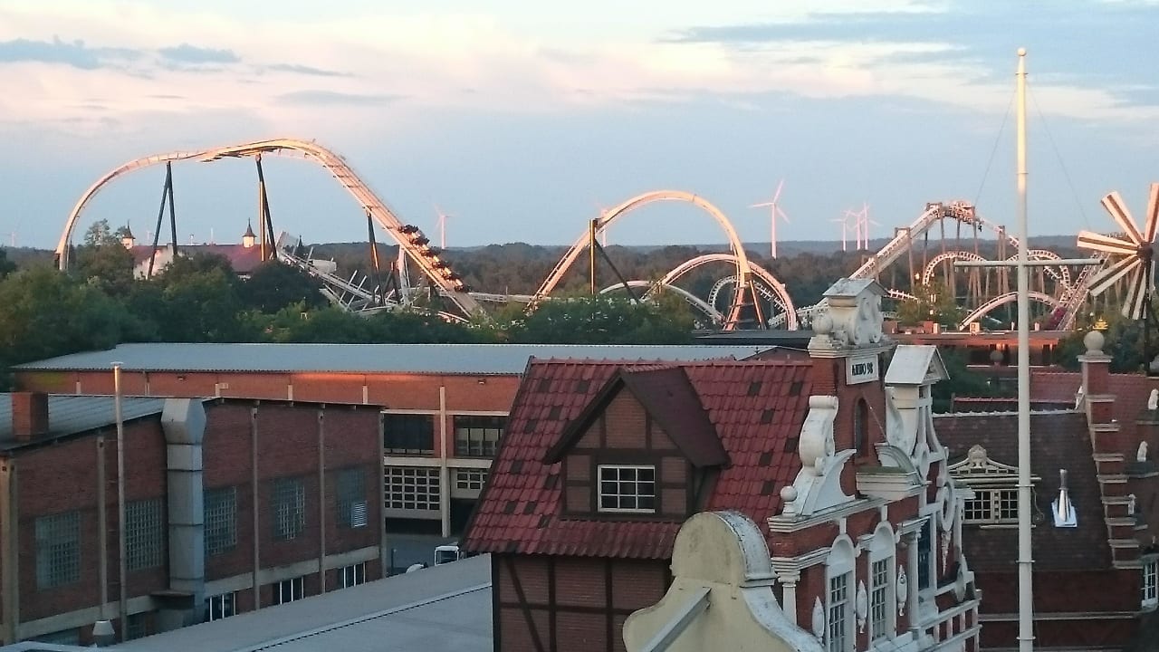 Ausblick Zimmer 302  Heide Park Abenteuerhotel