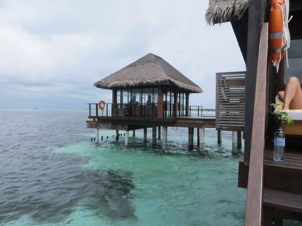 Blick aus dem Bungalow 839 aufs Meer Adaaran Select Hudhuran Fushi - Premium All Inclusive