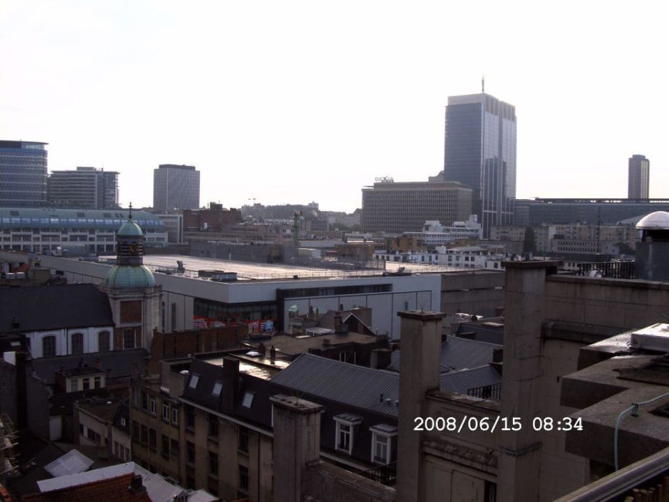 Blick von der Dachterrasse NH Collection Brussels Centre