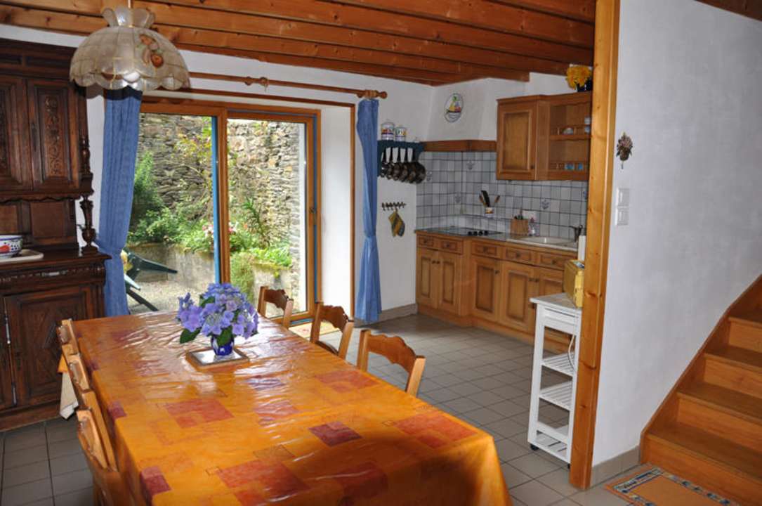L'espace cuisine Ferienhaus Gite rural de Kerdiles