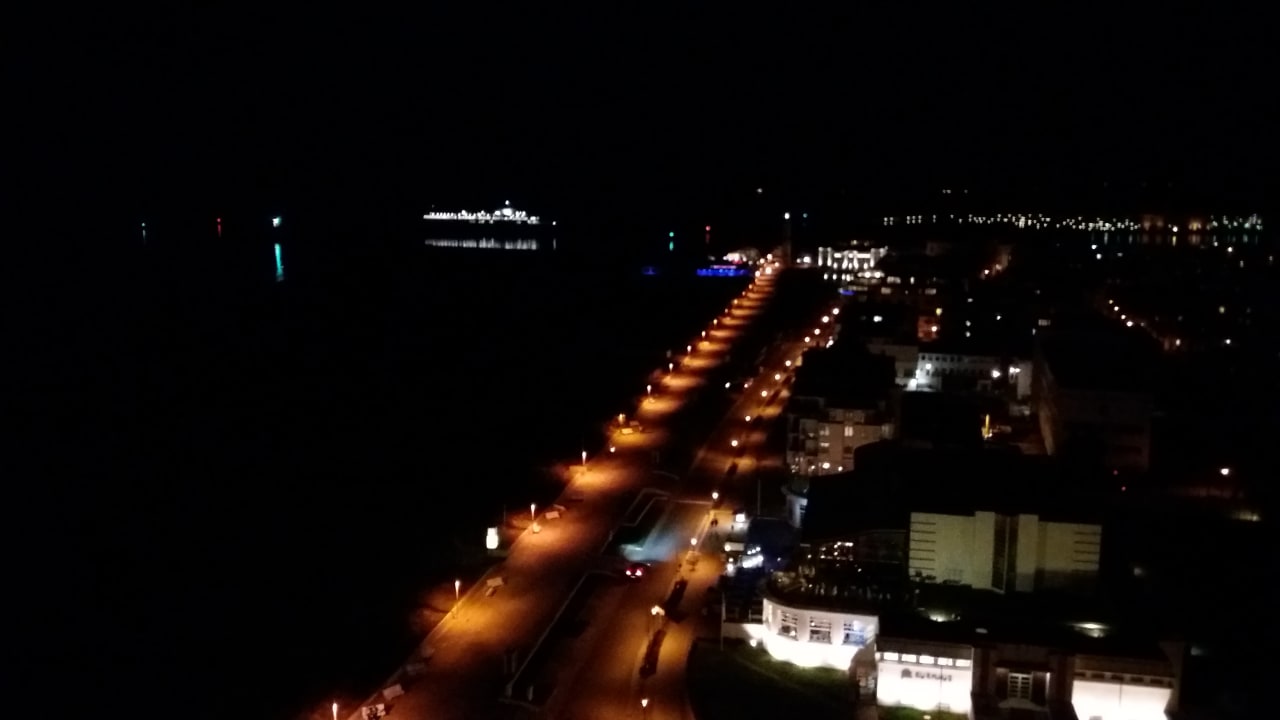 Blick vom Balkon Hotel Neptun