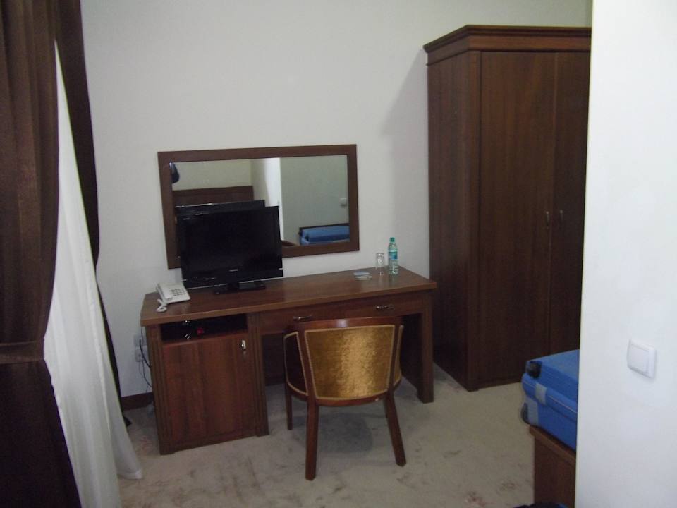 Blick vom Bett Hotel Registon