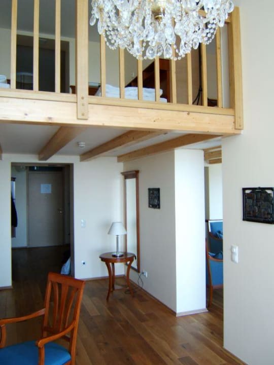 Blick von Veranda zur Schlafgalerie 302 Strandhotel Sassnitz