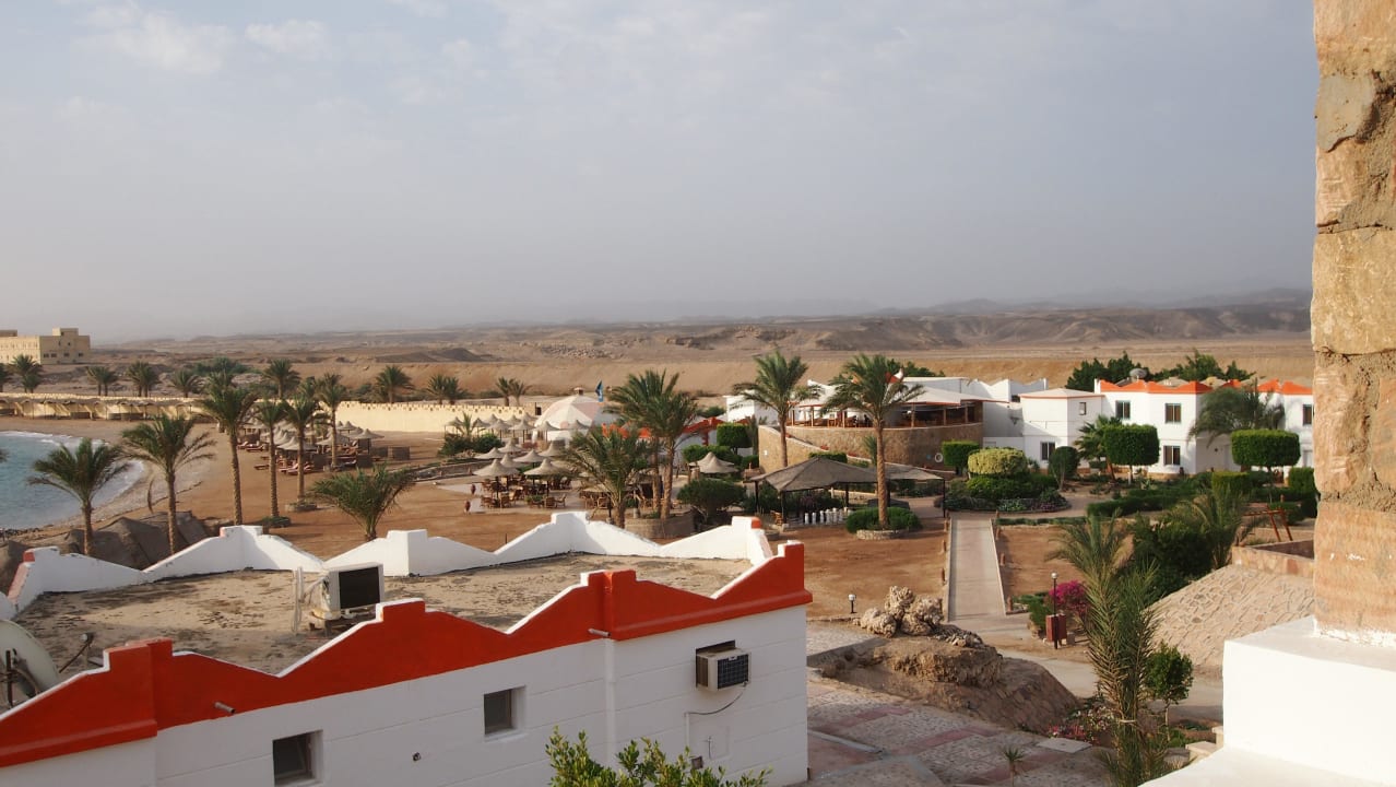 Blick vom Balkon Hotel Coral Garden