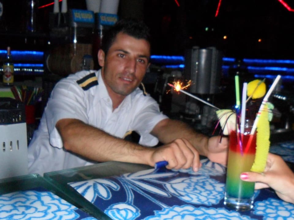 Poolbar at night Hotel Delphin Diva