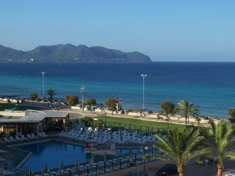 Aussicht vom Balkon Hipotels Hipocampo Playa