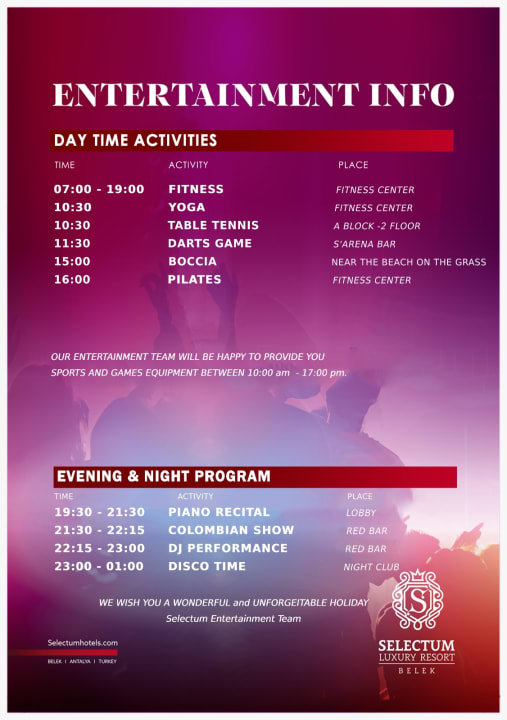 Sport & Freizeit Selectum Luxury Resort Belek