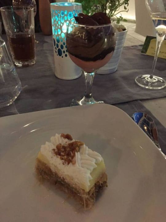 A la carte Nachspeise Alea Hotel & Suites