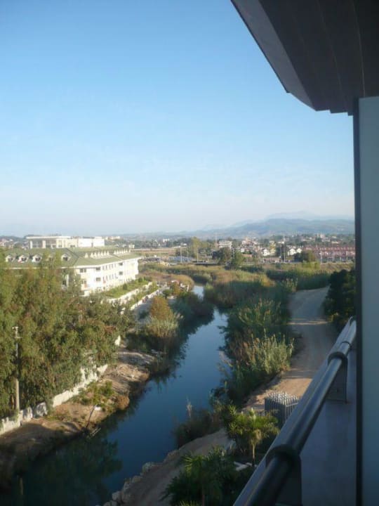 Blick vom Balkon Sunis Evren Beach Resort Hotel & Spa