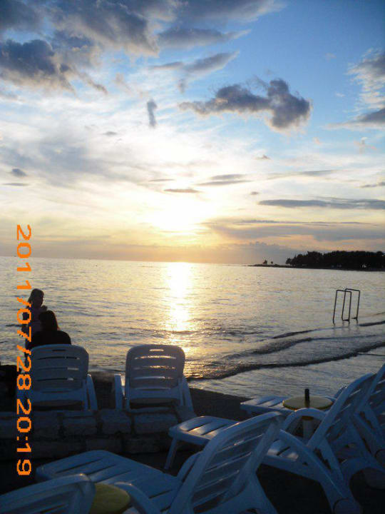 Sonnenuntergang Hotel Aurora Plava Laguna