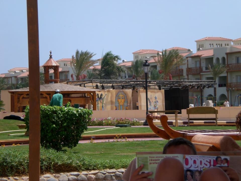Ausblick vom Pool Pickalbatros Dana Beach Resort - Hurghada